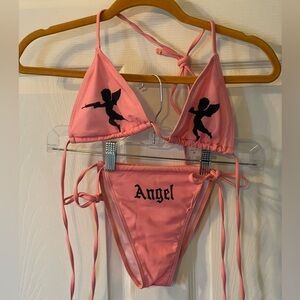 Pink Angel Bikini Set